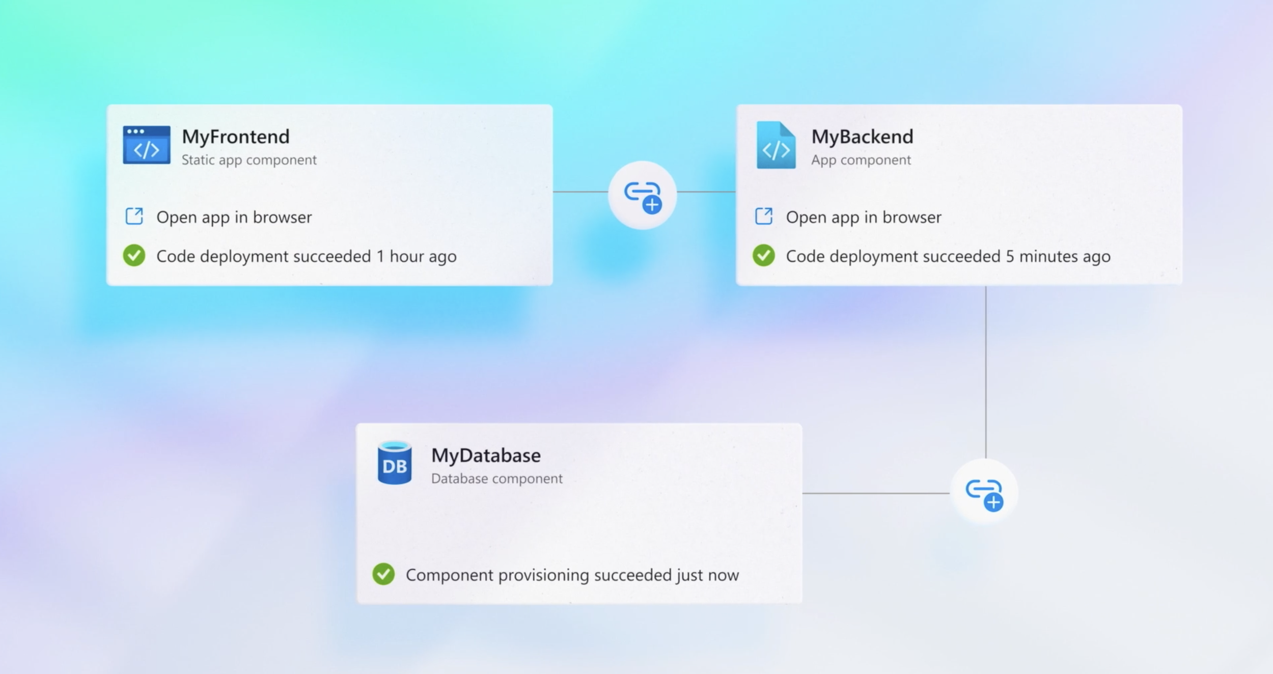 Azure App Spaces product interface preview